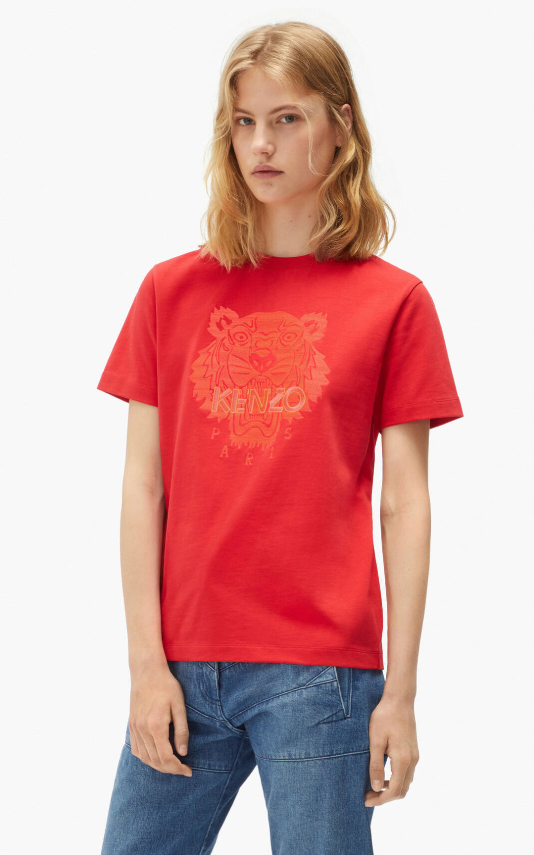 Kenzo Loose Tiger T Shirt Dam | 89536-WMTI